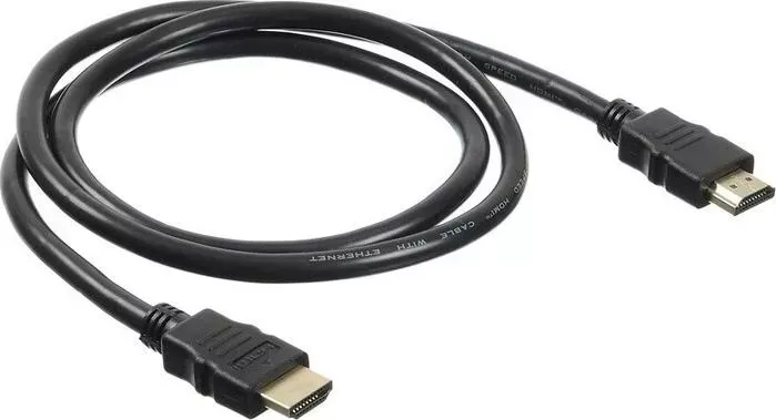 Кабель аудио BURO -видео HDMI 2.0 HDMI (m)/HDMI (m) 1м. Позолоченные контакты черный (BHP HDMI 2.0-1)