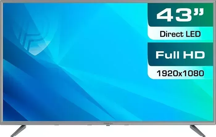 Телевизор PRESTIGIO PTV43SN04YCISML серебристый