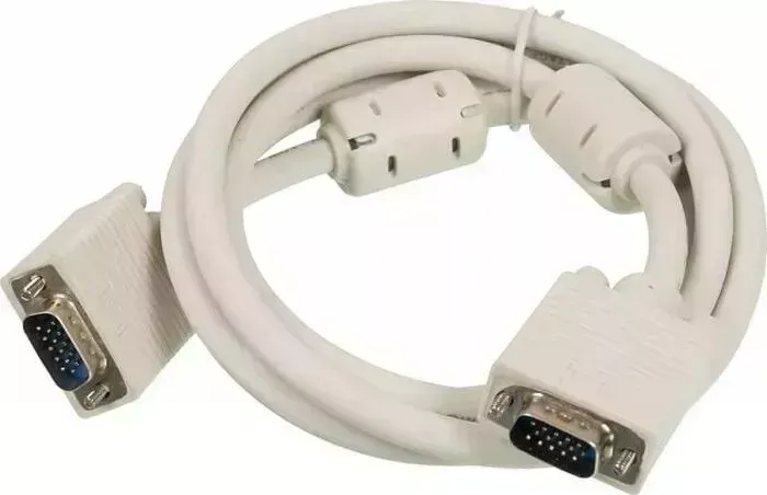 Кабель BURO CAB016S-06 VGA (m) VGA (m) 1.8м феррит.кольца серый