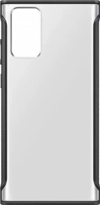 Чехол (клип-кейс) SAMSUNG для Galaxy Note 20 Clear Protective Cover черный (EF-GN980CBEGRU)