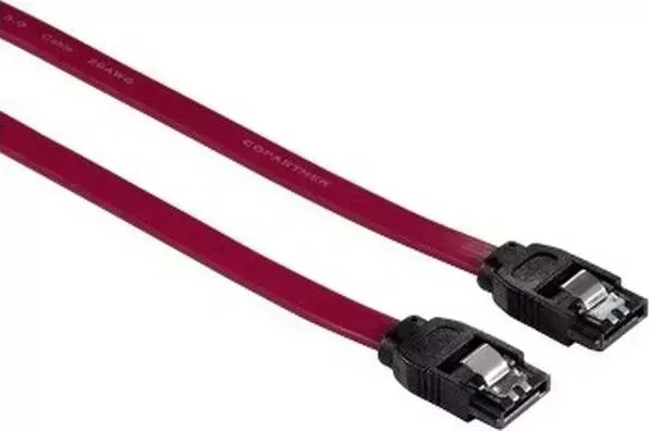 Кабель HAMA H-54574 00054574 SATA SATA 0.45м красный плоский