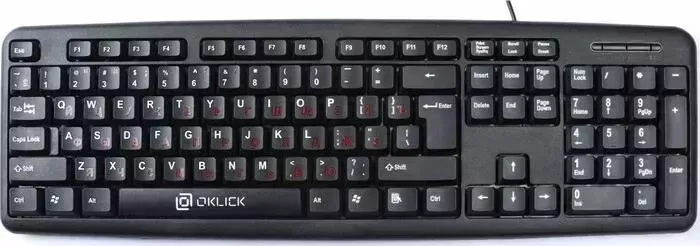 Клавиатура OKLICK 90M USB черный