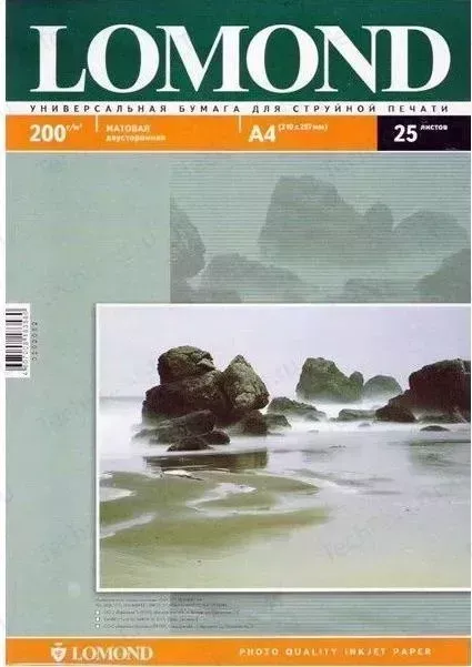 Бумага LOMOND матовая 2х сторонняя (0102052)