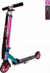 Самокат Y-Scoo 2-х колесный RT mini city 125 Montreal pink+light blue