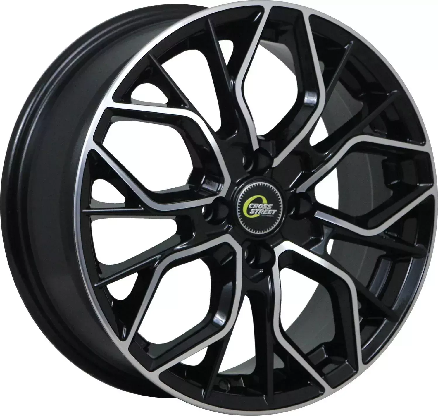 Диск автомобильный CROSS STREET CR-19 6.5x16/4x100 ET49 D54.1 BKF 6.5X16/4X100