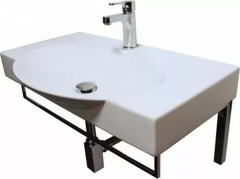 Раковина INFINITY Sanita-Luxe 76 с кронштейнами (INF76SLWB01KR)