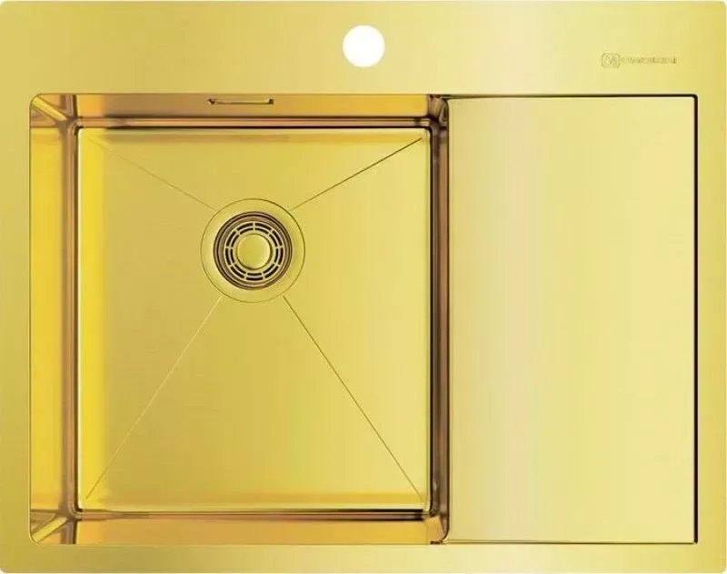 Мойка кухонная OMOIKIRI Akisame 65-LG-L светлое золото
