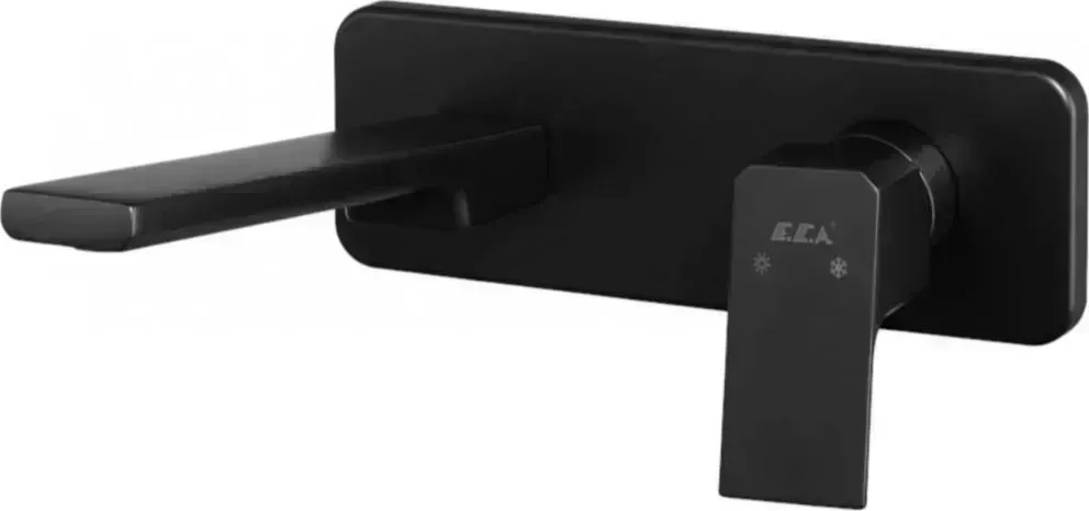 Смеситель для раковины  E.C.A TIERA 102167605C1EX-K матовый черный (внешняя часть)