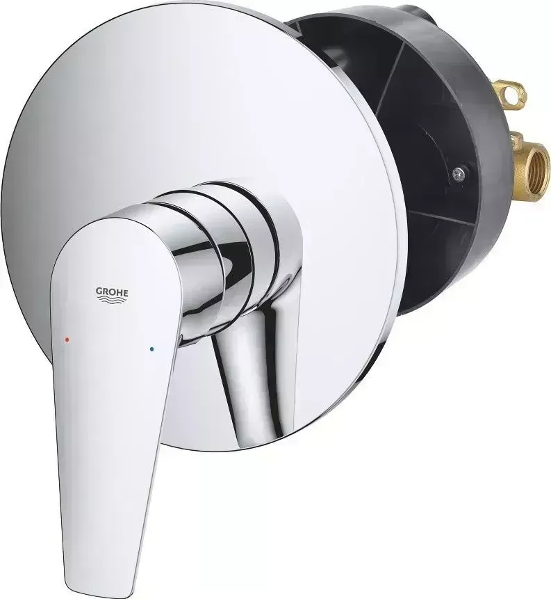 Смеситель для ванны Grohe BauEdge 29078001 хром