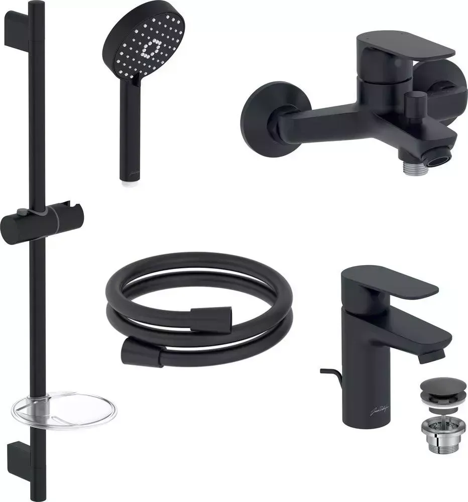 Смеситель для ванны  OSCAR Set E29847RU-BL