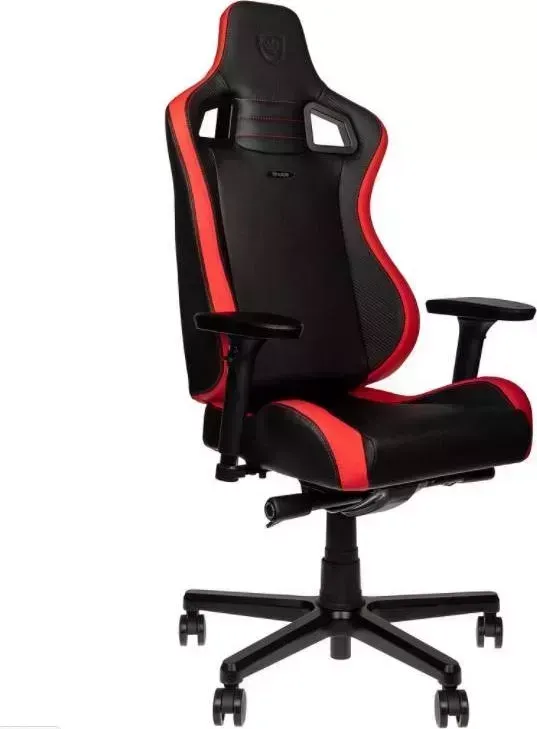 Кресло офисное Noblechairs EPIC Compact (NBL-ECC-PU-RED) Hybrid Leather / black/red