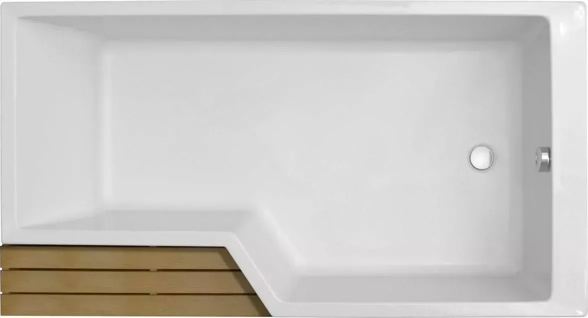 Акриловая ванна NEO BAIN-DOUCHE правая 180х90 белая (E6D004R-00)