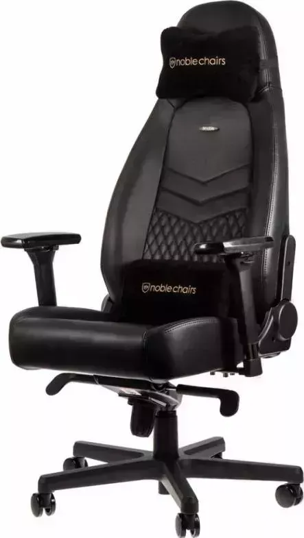 Кресло офисное Noblechairs ICON Real Leather (NBL-ICN-RL-BLA) black