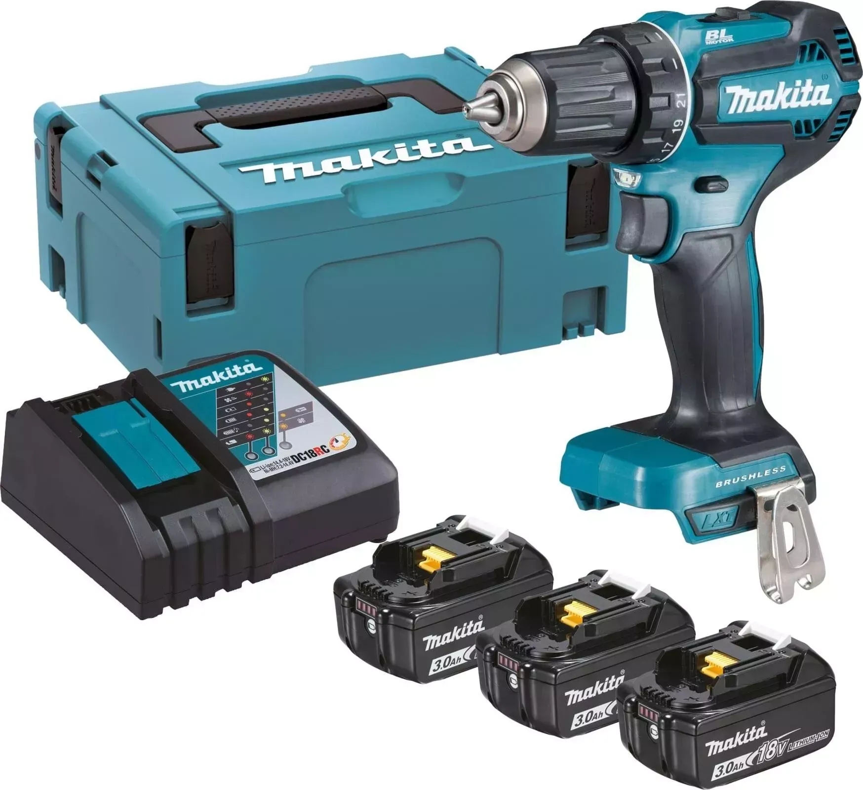 Дрель аккумуляторная MAKITA DDF485RF3J