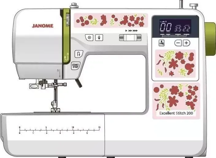 Швейная машина JANOME Excellent Stitch 200 белый