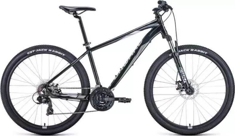 Велосипед FORWARD APACHE 27,5 2.0 D черный/серый (RBK22FW27301) D (27,5" 21 ск. рост. 17") 2022, , RBK22FW27301