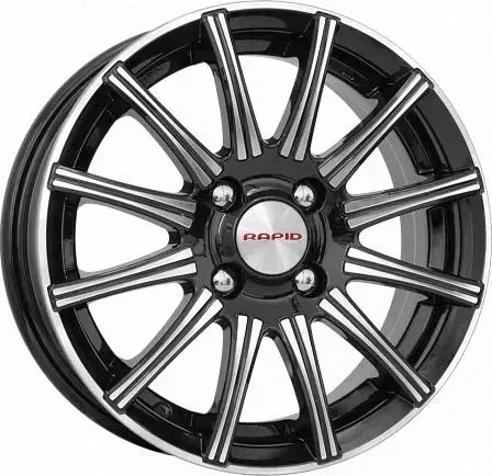 Диск автомобильный RAPID Сиеста-оригинал 6x15/4x100 ET40 D60.1 алмаз-черный 6X15/4X100
