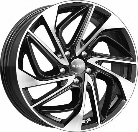 Диск автомобильный КиКРеплика КиК КС883 7x18/5x114.3 ET38 D67.1 алмаз-черный-SK 7X18/5X114.3