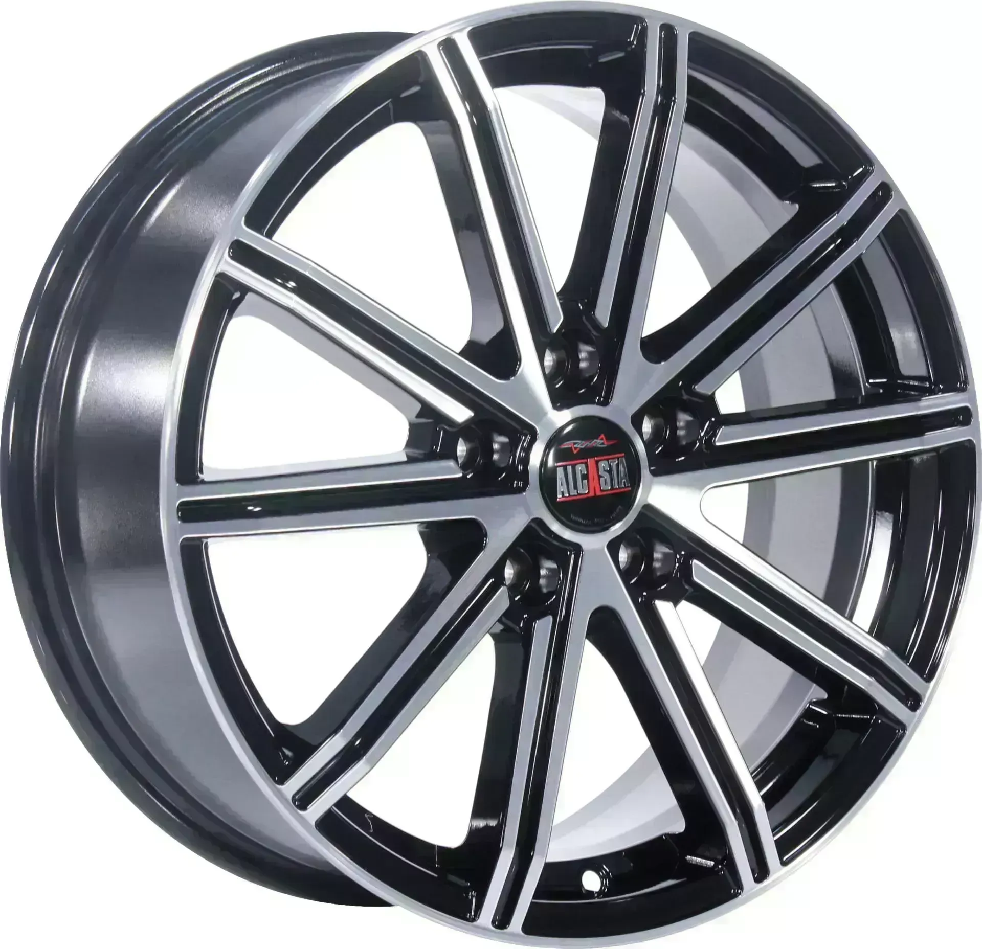 Диск автомобильный ALCASTA_Россия ALCASTA M64 7x17/5x112 ET43 D57.1 BKF 7X17/5X112