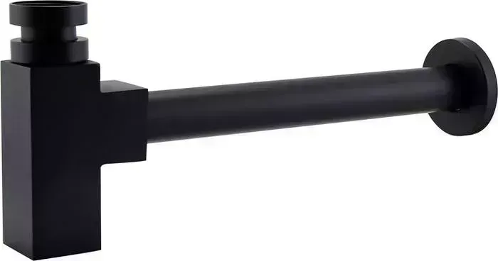 Сифон для раковины BELBANGO SMQ2 черный (BB-SMQ2-NERO)