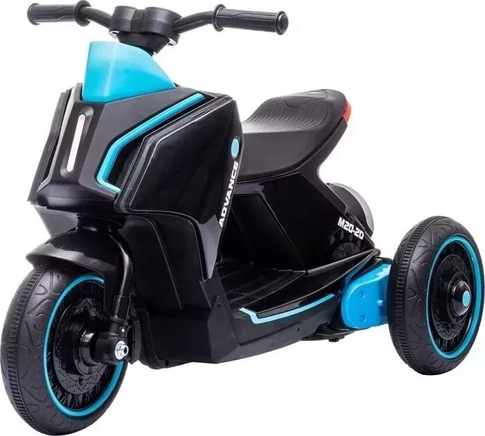 Детский электромобиль Harleybella скутер трицикл BMW Concept Link Style 6V 2WD - HL700-3-BLACK