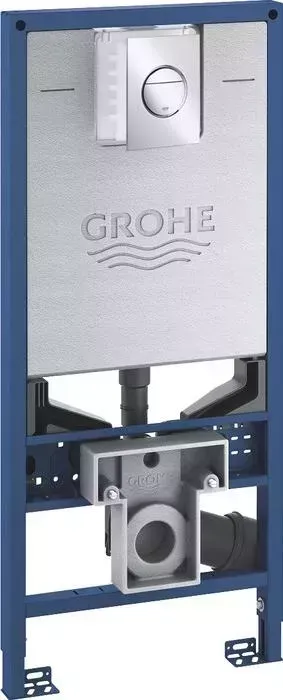 Инсталляция для унитаза Grohe Rapid SLX с кнопкой Nova Cosmopolitan S хром (39596000, 37601000)