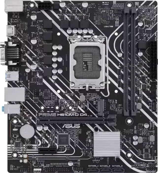 Материнская плата ASUS PRIME H610M-D D4 (90MB1A00-M0EAY0)