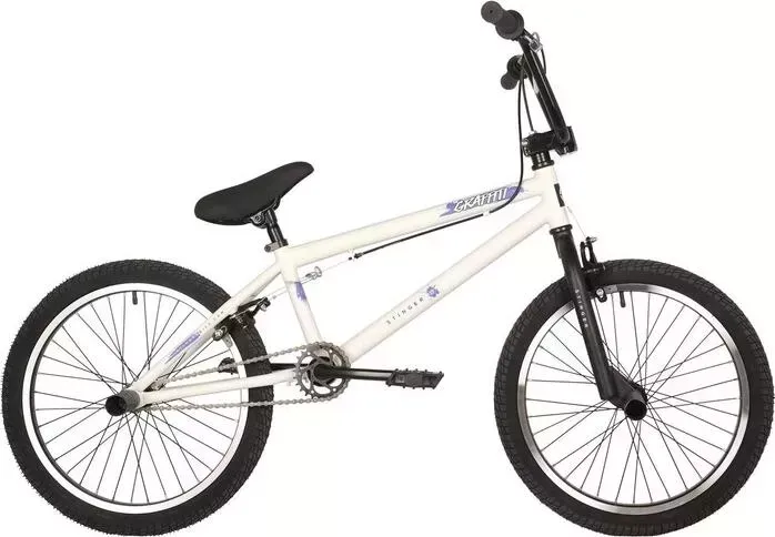 Велосипед STINGER 20" GRAFFITI 10" белый