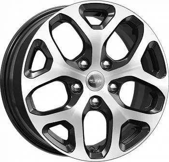 Диск автомобильный КиКРеплика КС869 КиК 6.5X16/5X114.3 ET47 D66.1 алмаз-черный