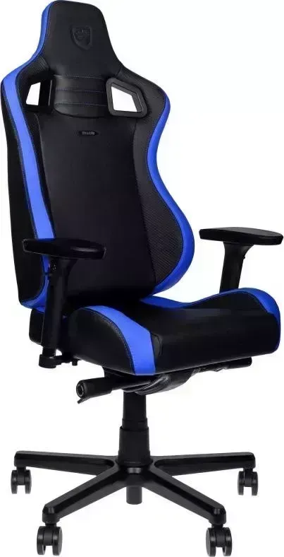 Кресло Noblechairs EPIC Compact (NBL-ECC-PU-BLU) Hybrid Leather / black/blue