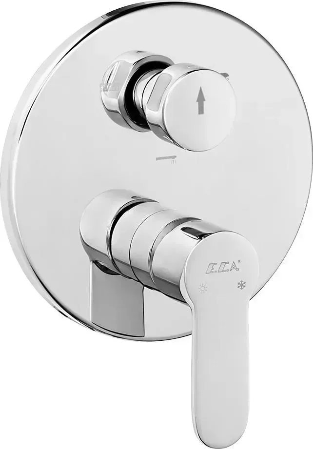 Смеситель для ванны E.C.A NITA 102167308EX-Y (внешняя часть)