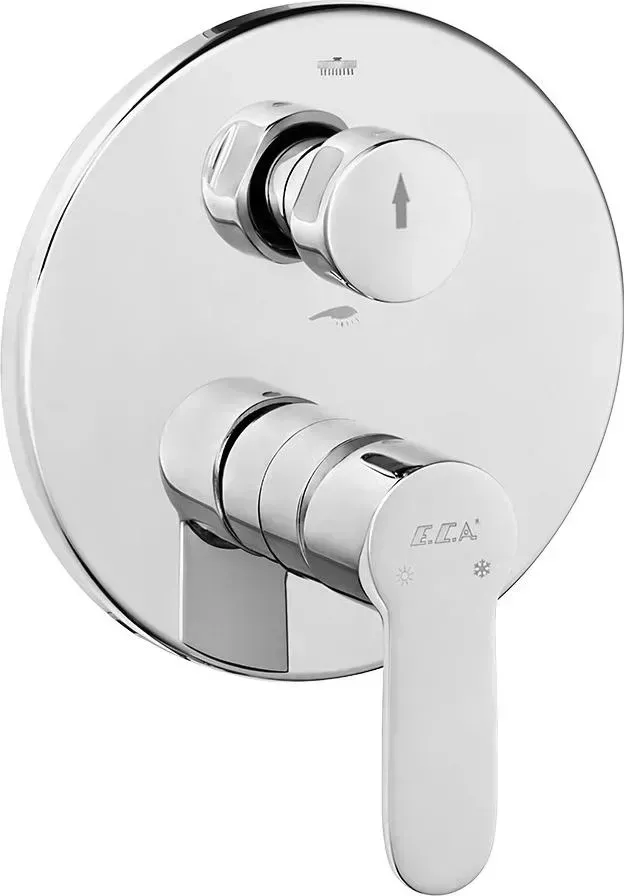 Смеситель для ванны E.C.A NITA 102167208EX-YDE (внешняя часть)
