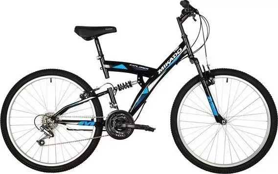 Велосипед взрослый Mikado 26SFV.EXPLORER.18BK2 черный