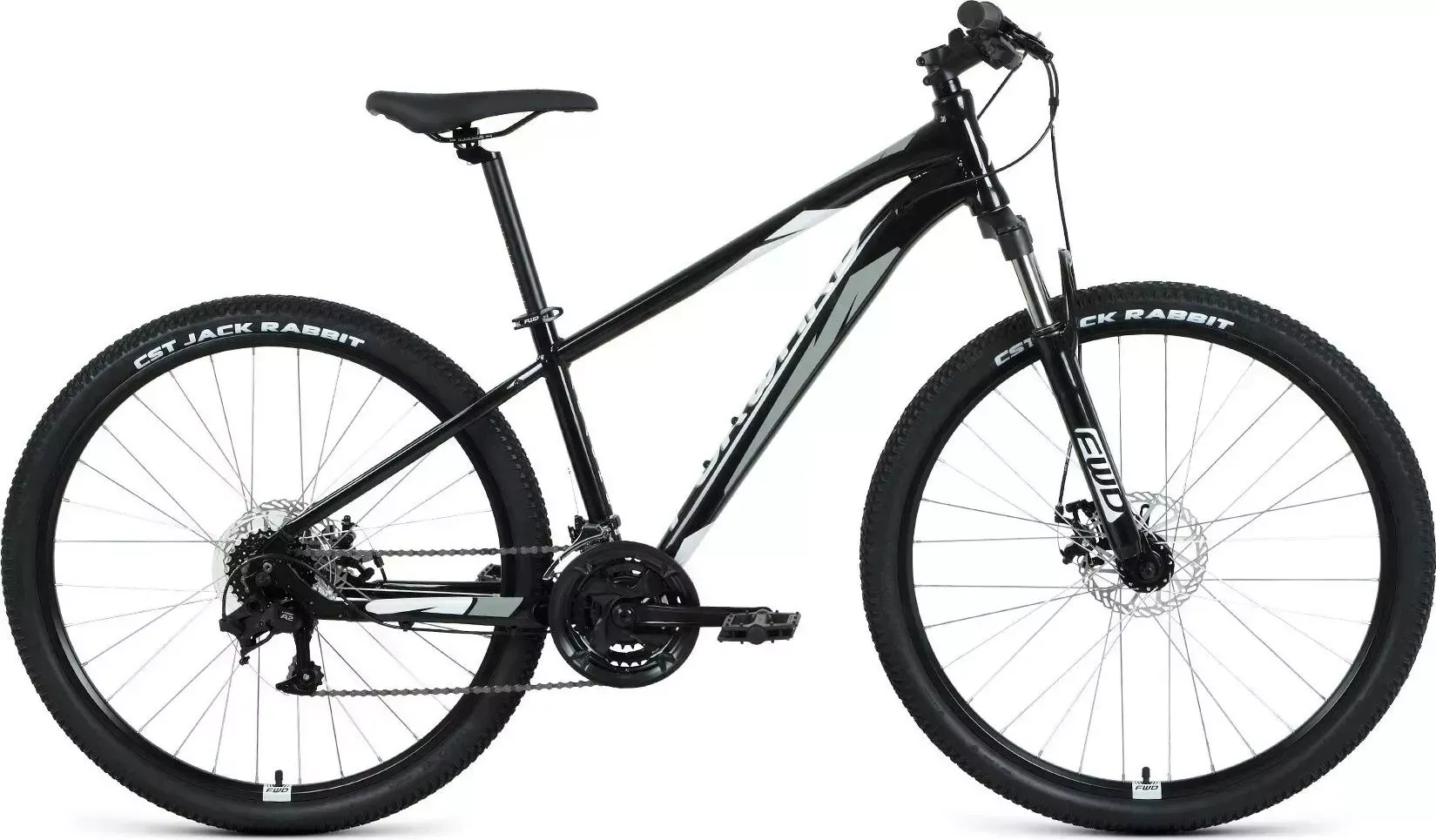 Велосипед FORWARD APACHE 27,5 2.2 D черный/серый (RBK22FW27296) D (27,5" 21 ск. рост. 15") 2022, , RBK22FW27296