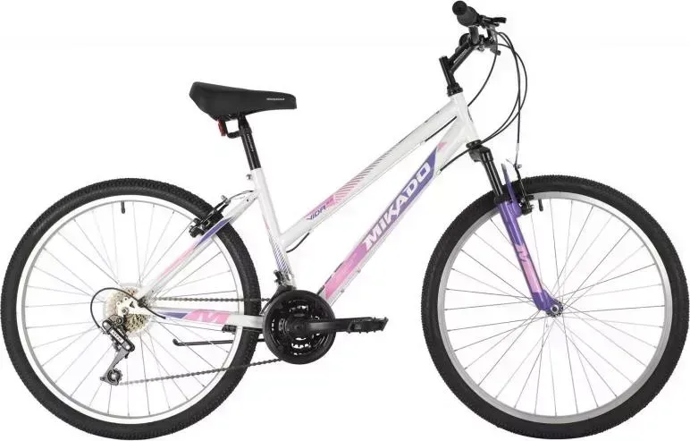 Велосипед взрослый Mikado 26SHV.VIDA30.16WH1 белый