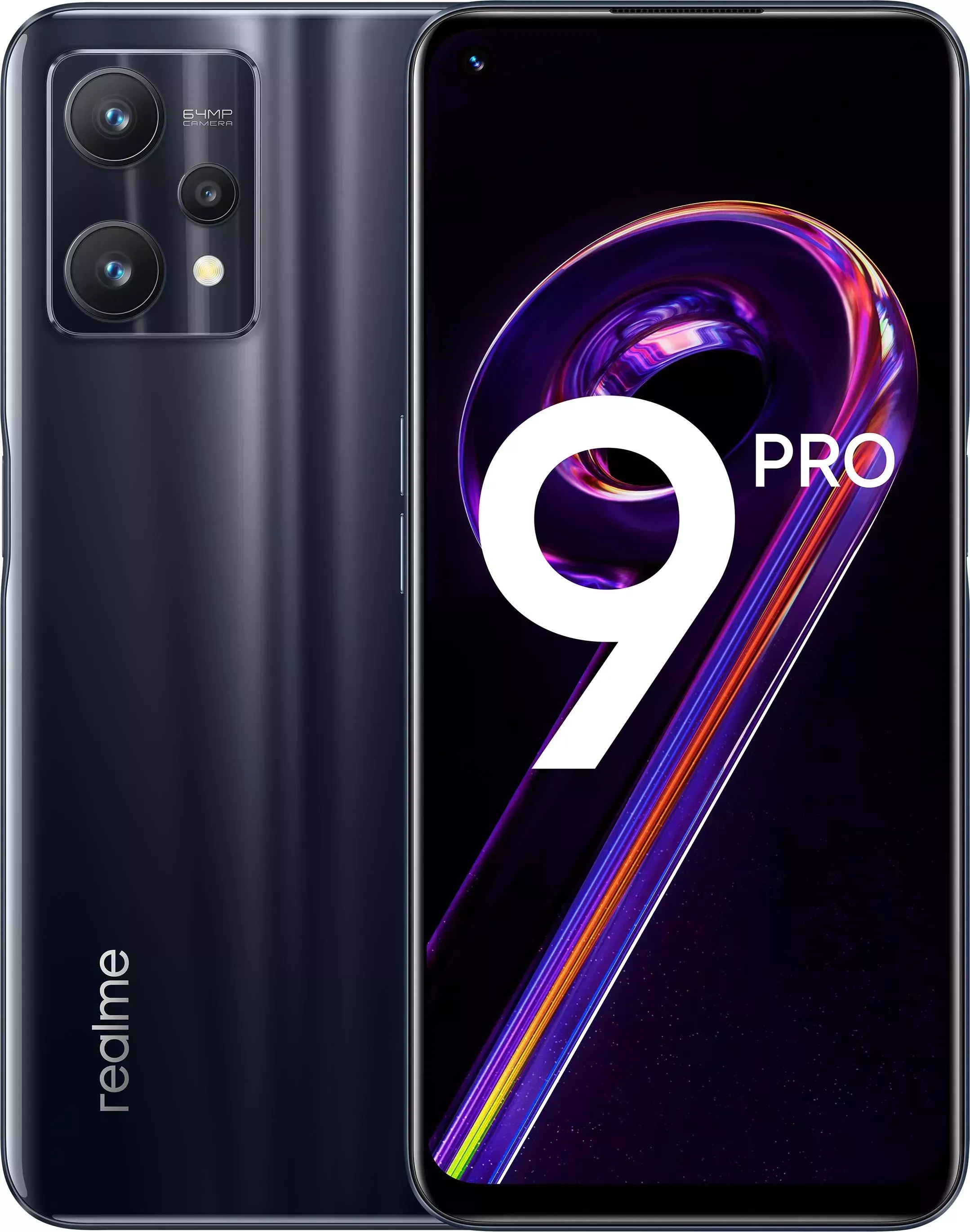 Смартфон  Realme 9 PRO 5G 8/128 черный (RMX3472)