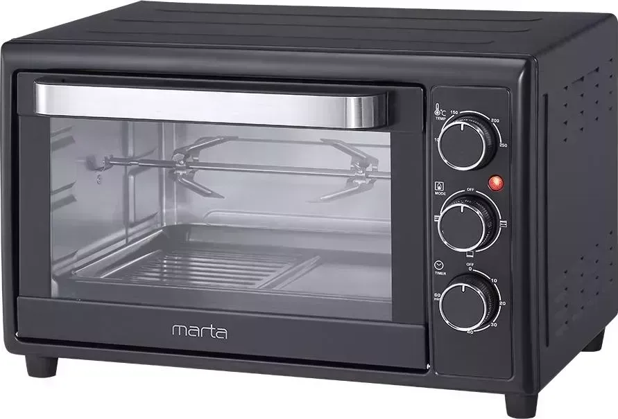Мини-печь MARTA MT-4265 черный жемчуг