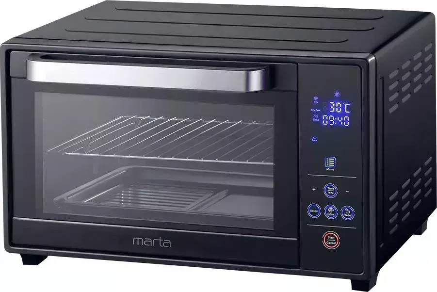 Мини-печь MARTA MT-4262 черный жемчуг