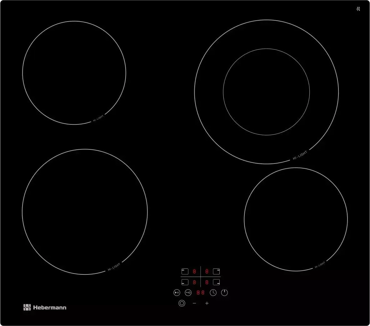 Панель варочная электрическая  Hebermann HBKC 6041.1 B