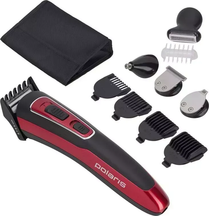 Машинка для стрижки POLARIS PHC 3019RC Retro черный/красный