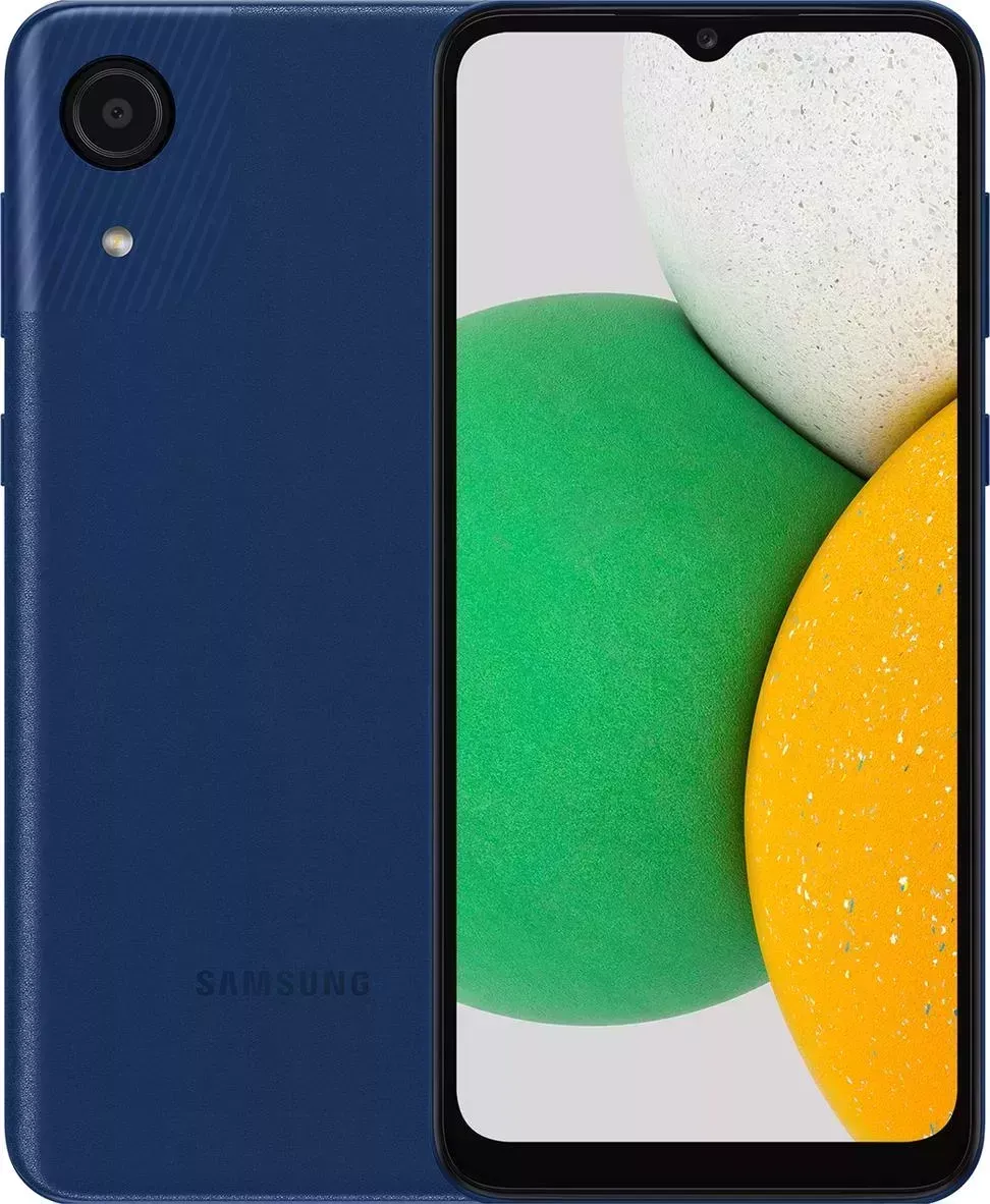 Смартфон SAMSUNG Galaxy A03 Core 2/32Gb синий (SM-A032F)