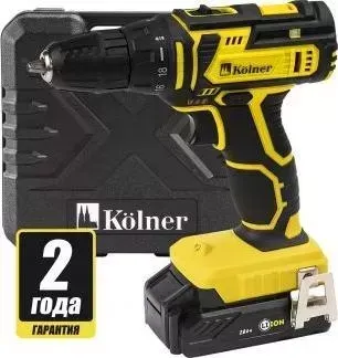 Дрель аккумуляторная Kolner KCD 20-2LC