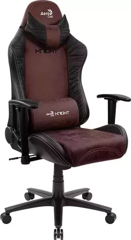 Кресло офисное AEROCOOL KNIGHT Burgundy Red