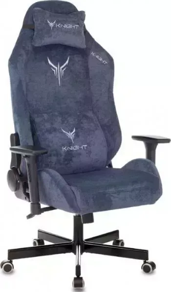 Кресло офисное БЮРОКРАТ Knight N1 Fabric синий Light-27