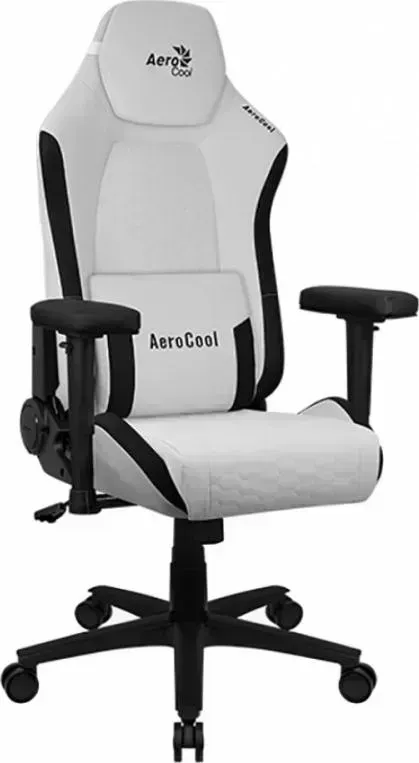 Кресло офисное AEROCOOL Crown Leatherette Moonstone White
