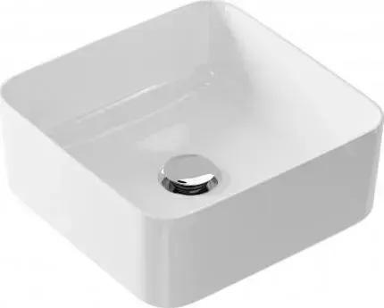 Раковина CERSANIT CREA 35 SQUARE 0 отв. (P-UM-CRE35/1-oc-S)