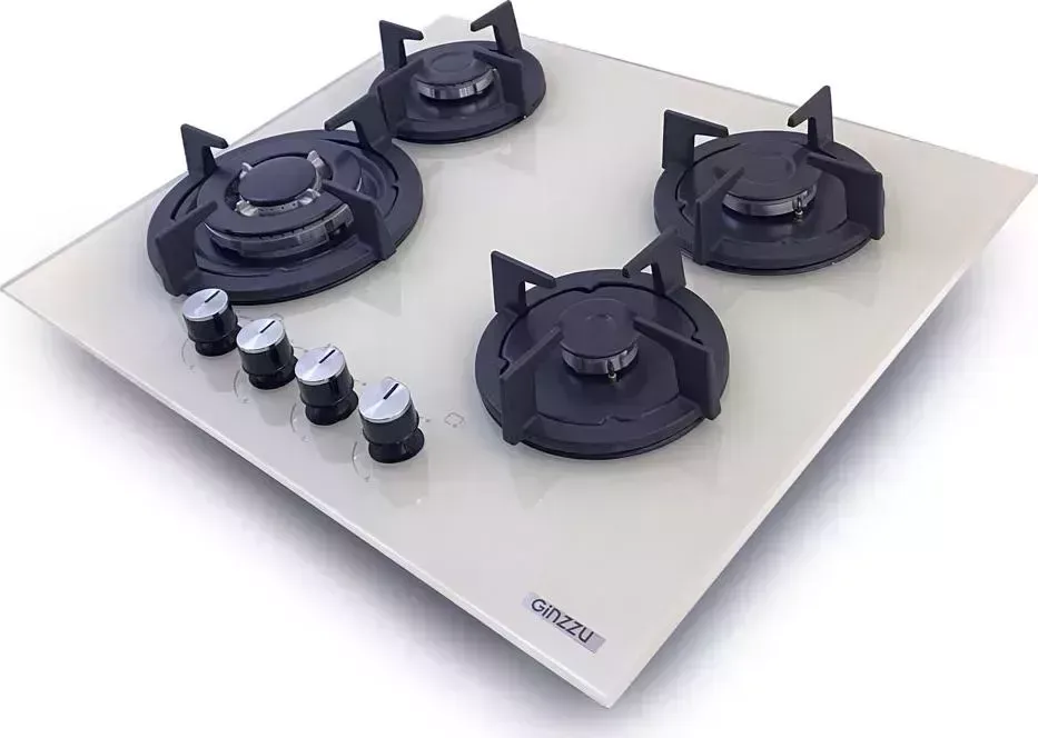 Панель варочная газовая GINZZU HCG-444 бежевая
