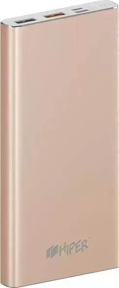 Внешний аккумулятор  Hiper MPX10000 золотой