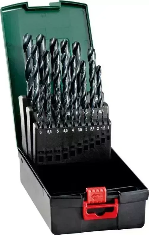 Набор сверл по металлу METABO 627159000 HSS-R (25пр.)