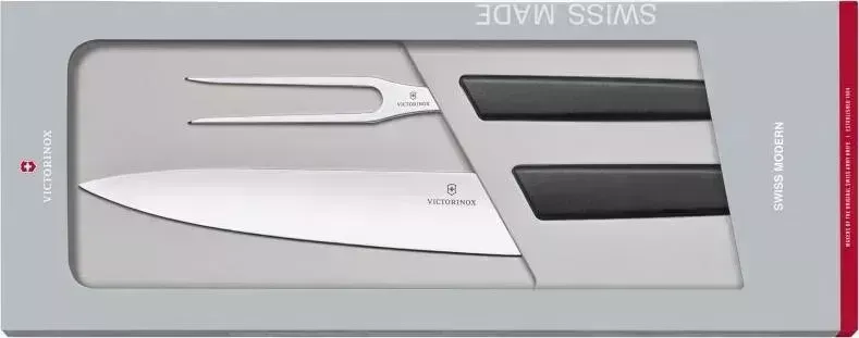 Набор ножей Victorinox кухонных Swiss Modern черный (6.9093.21G)